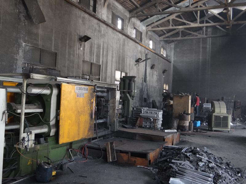 Die casting equipment workshop